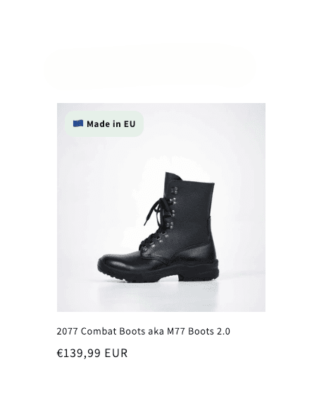 made in eu badge shopify